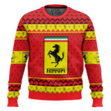 Hooktab Ferrari Ugly Christmas Sweater