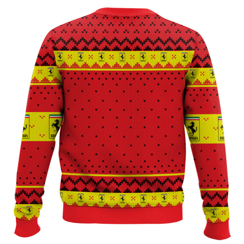 Hooktab Ferrari Ugly Christmas Sweater Hooktab Ferrari Ugly Christmas Sweater