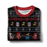 Hooktab Final Fantasy 1987 Ugly Christmas Sweater