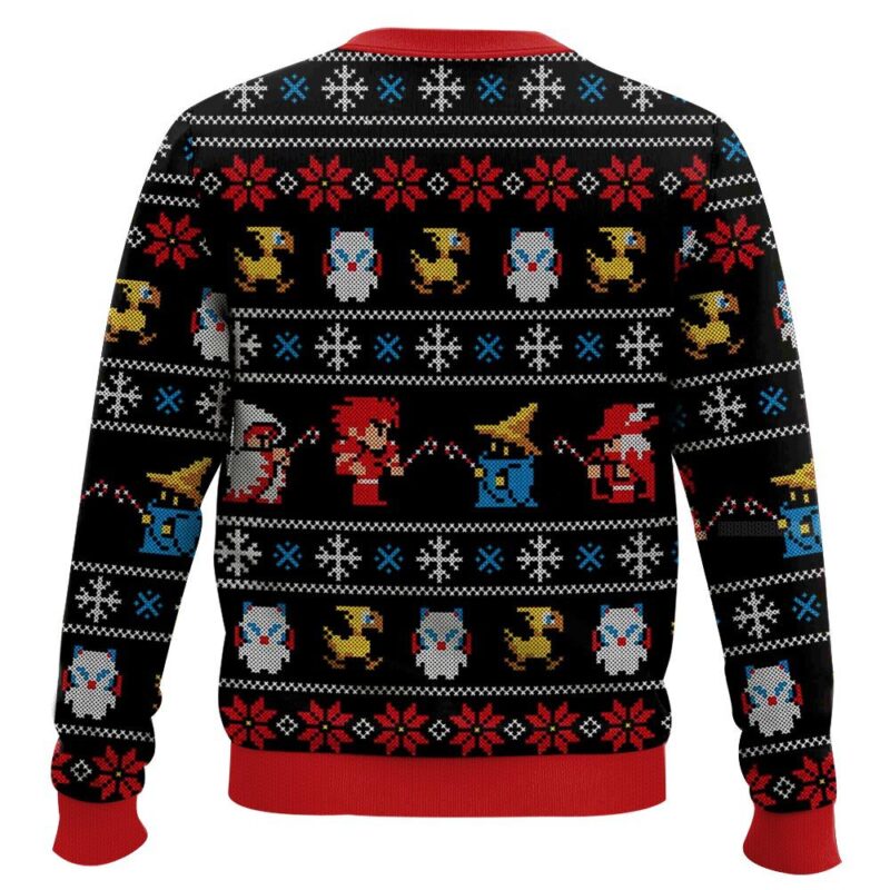 Hooktab Final Fantasy 1987 Ugly Christmas Sweater Hooktab Final Fantasy 1987 Ugly Christmas Sweater