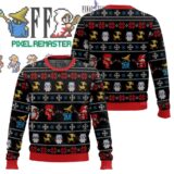 Hooktab Final Fantasy 1987 Ugly Christmas Sweater