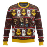 Hooktab Final Fantasy Classic Class Ugly Christmas Sweater