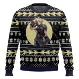 Hooktab Final Fantasy Cloud Ugly Christmas Sweater