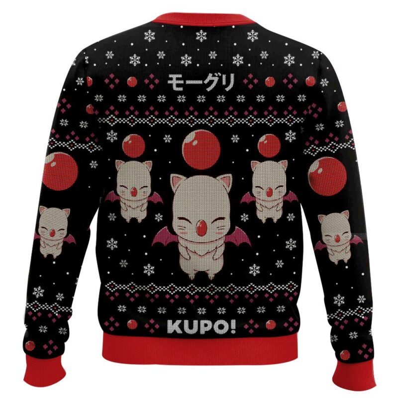 Hooktab Final Fantasy Kupo! Moogle Ugly Christmas Sweater Hooktab Final Fantasy Kupo! Moogle Ugly Christmas Sweater