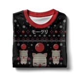Hooktab Final Fantasy Kupo! Moogle Ugly Christmas Sweater