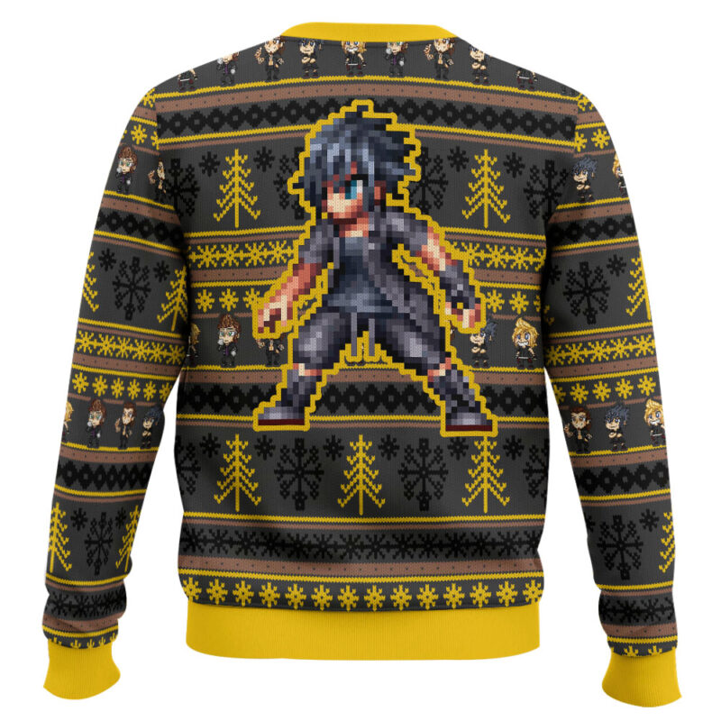 Hooktab Final Fantasy Noctis Ugly Christmas Sweater Hooktab Final Fantasy Noctis Ugly Christmas Sweater