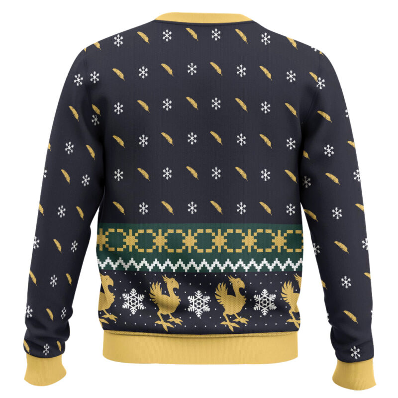 Hooktab Final Fantasy Santa Chocobo Ugly Christmas Sweater Hooktab Final Fantasy Santa Chocobo Ugly Christmas Sweater