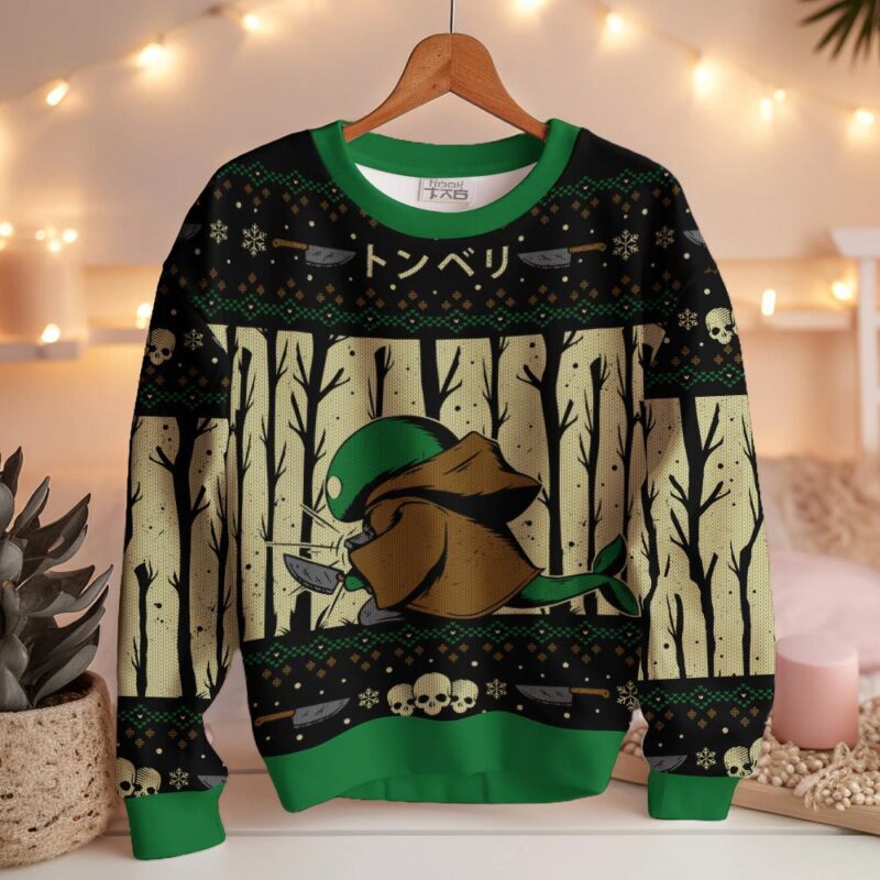 Hooktab Final Fantasy Tonberry Chef Ugly Christmas Sweater Hooktab Final Fantasy Tonberry Chef Ugly Christmas Sweater