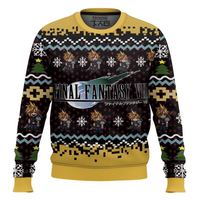 Hooktab Final Fantasy VII Ugly Christmas Sweater