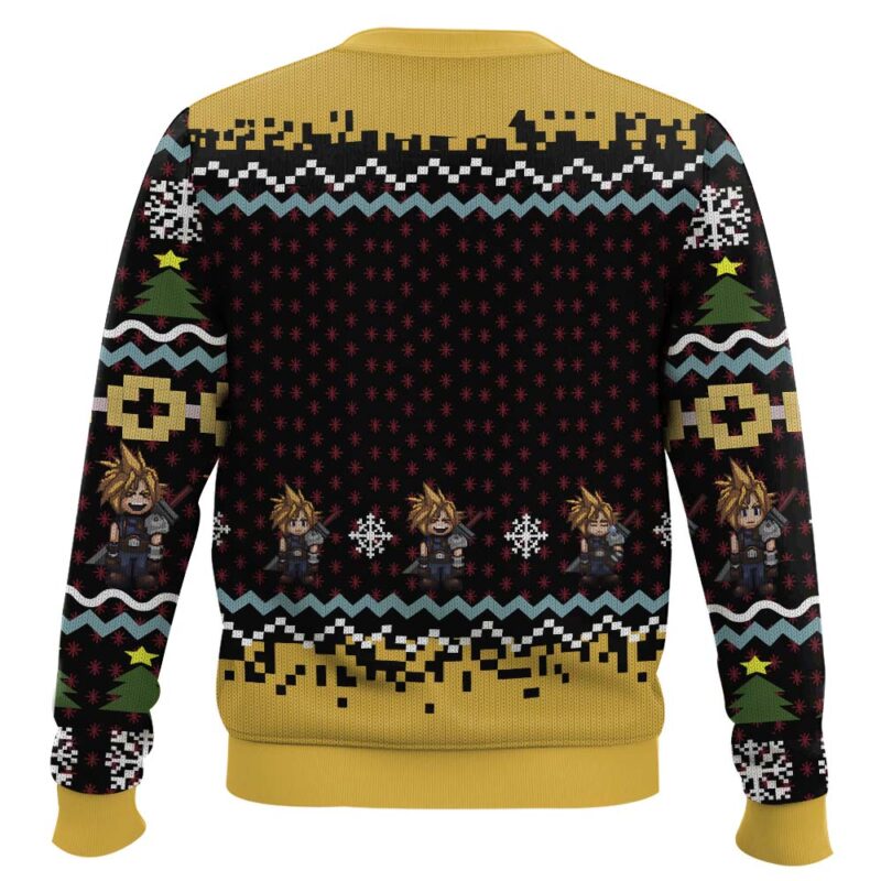 Hooktab Final Fantasy VII Ugly Christmas Sweater Hooktab Final Fantasy VII Ugly Christmas Sweater