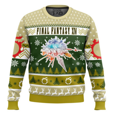 Hooktab Final Fantasy XIV Ugly Christmas Sweater