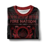 Hooktab Fire Nation Fire Benders Avatar Ugly Christmas Sweater