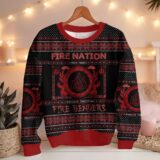 Hooktab Fire Nation Fire Benders Avatar Ugly Christmas Sweater
