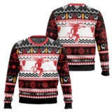 Hooktab Fireball Whiskey Ugly Christmas Sweater