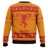 Hooktab Fireball Whisky - Custom Name Ugly Christmas Sweater
