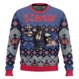 Hooktab Fist Of The North Star Alt Ugly Christmas Sweater