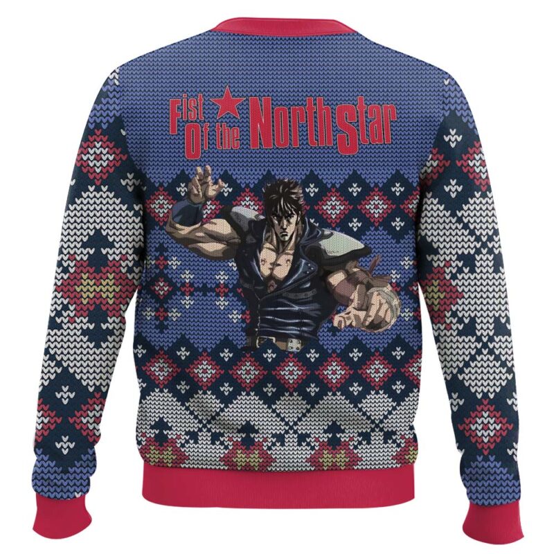 Hooktab Fist Of The North Star Alt Ugly Christmas Sweater Hooktab Fist Of The North Star Alt Ugly Christmas Sweater