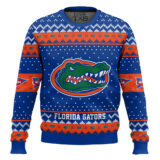Hooktab Florida Gators - Custom Name And Number Ugly Christmas Sweater