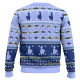 Hooktab Flossin' Through The Snow Fortnite Ugly Christmas Sweater