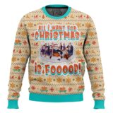 Hooktab Food Wars Shokugeki no Soma Ugly Christmas Sweater