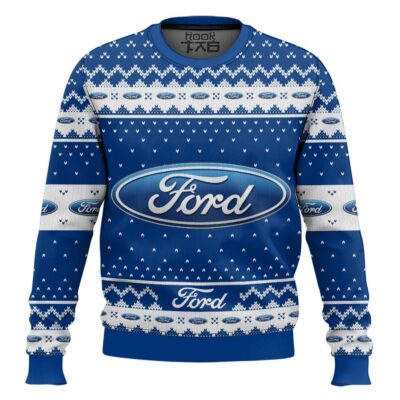Hooktab Ford Ugly Christmas Sweater