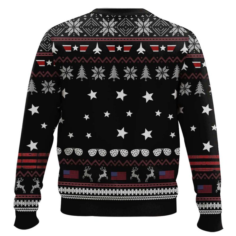 Hooktab Foreign Relations Top Gun Ugly Christmas Sweater Hooktab Foreign Relations Top Gun Ugly Christmas Sweater