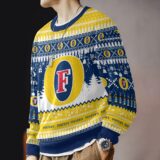 Hooktab Fosters Australian Beer Ugly Christmas Sweater