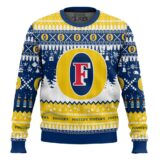Hooktab Fosters Australian Beer Ugly Christmas Sweater