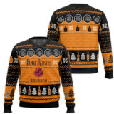 Hooktab Four Roses Bourbon Ugly Christmas Sweater
