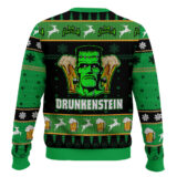 Hooktab Frankenstein's Monster Let's Get Creepy Ugly Christmas Sweater