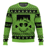 Hooktab Frankenstein's Monster Ugly Christmas Sweater
