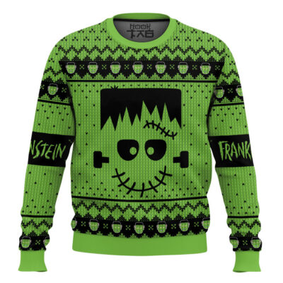 Hooktab Frankenstein's Monster Ugly Christmas Sweater