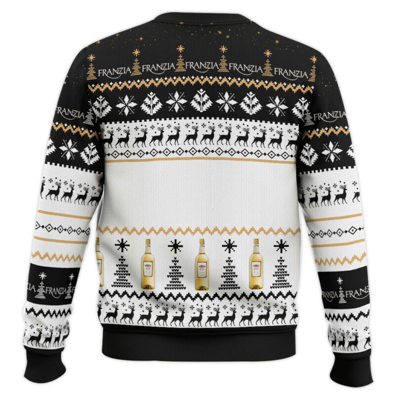 Hooktab Franzia Chardonnay Ugly Christmas Sweater Hooktab Franzia Chardonnay Ugly Christmas Sweater