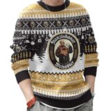 Hooktab Franziskaner German Beer Ugly Christmas Sweater