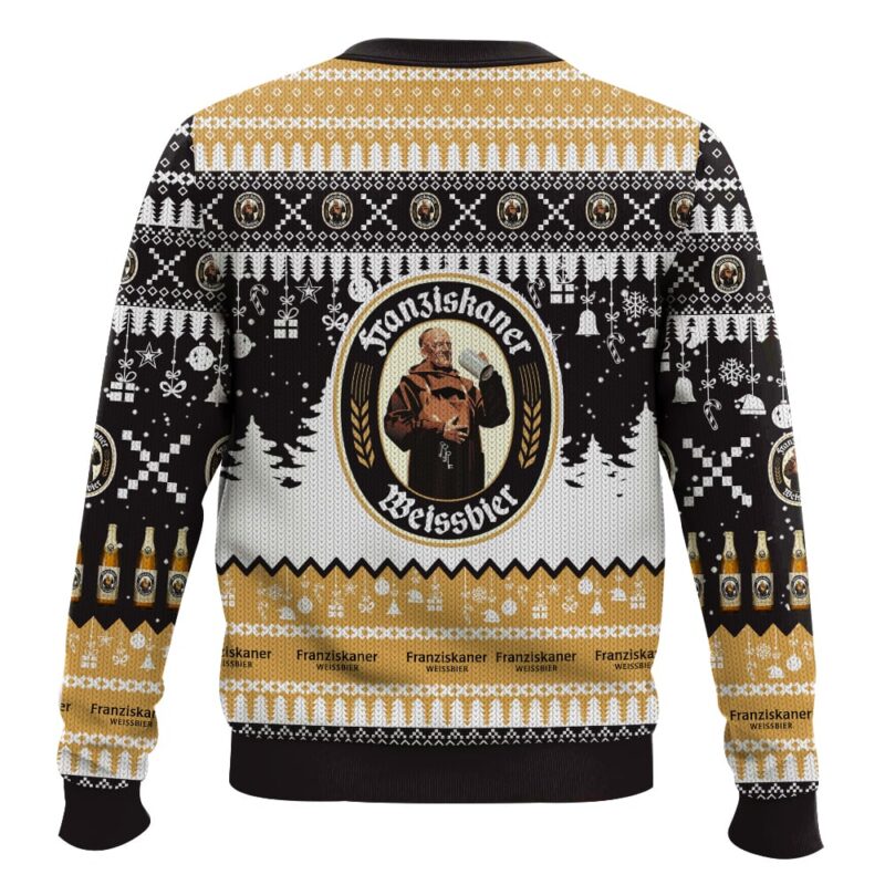 Hooktab Franziskaner German Beer Ugly Christmas Sweater Hooktab Franziskaner German Beer Ugly Christmas Sweater