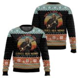 Hooktab Free Fallin' Tom Petty Ugly Christmas Sweater