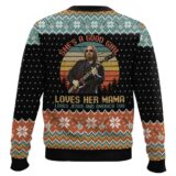 Hooktab Free Fallin' Tom Petty Ugly Christmas Sweater