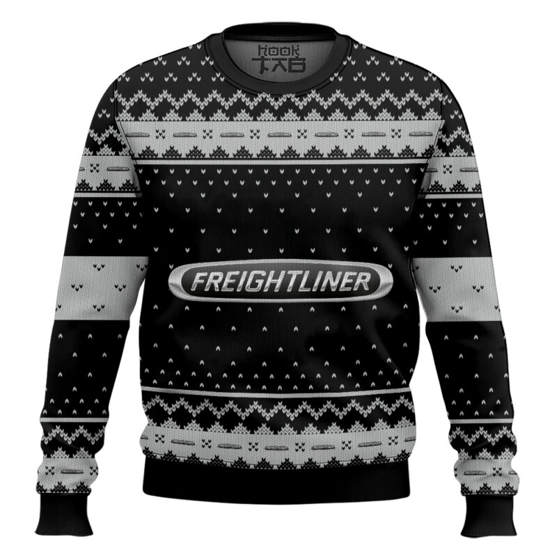 Hooktab Freightliner Ugly Christmas Sweater