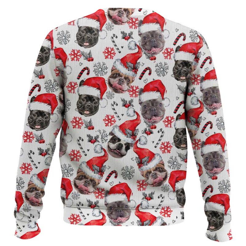 Hooktab French Bulldog Ugly Christmas Sweater Hooktab French Bulldog Ugly Christmas Sweater