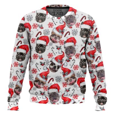 Hooktab French Bulldog Ugly Christmas Sweater