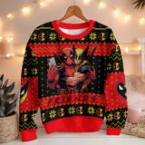 Hooktab F.r.i.e.n.d Deadpool And Wolverine Ugly Christmas Sweater