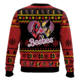 Hooktab F.R.I.E.N.D.S Besties Deadpool & Wolverine Ugly Christmas Sweater