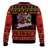 Hooktab F.R.I.E.N.D.S Deadpool & Wolverine Ugly Christmas Sweater