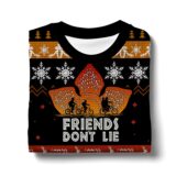 Hooktab Friends Don't Lie Stranger Things Ugly Christmas Sweater