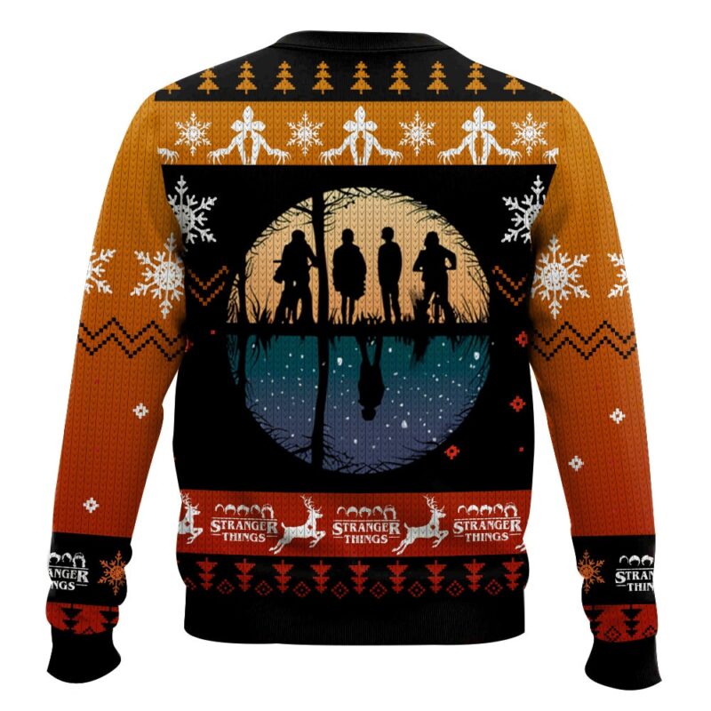 Hooktab Friends Don't Lie Stranger Things Ugly Christmas Sweater Hooktab Friends Don't Lie Stranger Things Ugly Christmas Sweater