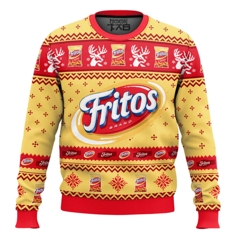 Hooktab Fritos Ugly Christmas Sweater
