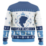 Hooktab Frozen Let It Go Elsa Ugly Christmas Sweater