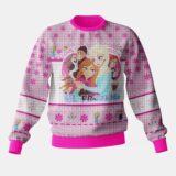 Hooktab Frozen Love Is An Open Door Ugly Christmas Sweater