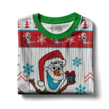 Hooktab Frozen Olaf Ugly Christmas Sweater