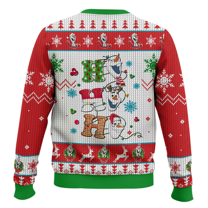 Hooktab Frozen Olaf Ugly Christmas Sweater Hooktab Frozen Olaf Ugly Christmas Sweater